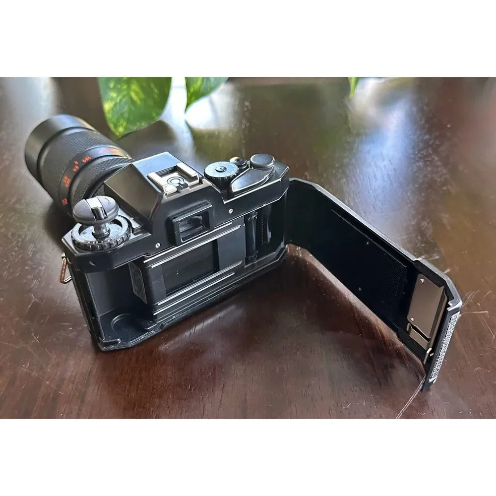 RICOH KR-5 Super II 35mm Camera w/ Telephoto Lens Vintage 1993 Photography